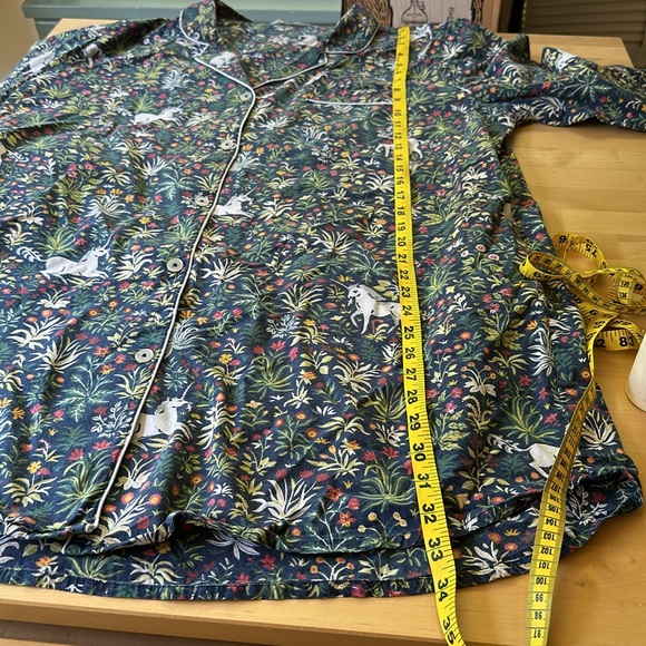 Printfresh Blue Floral Pajama Shirt - Picture 11 of 11